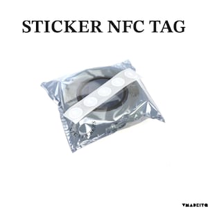 NFC tag NFC stickers NTAG213 - NFC transparent label | Custom tag for Instagram, Facebook and other url