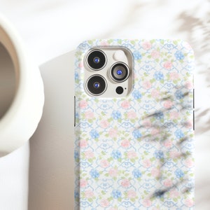 Grandmillenial Print Handyhülle Kompatibel mit iPhone Coquette Dainty Print Case Preppy Südländer Hülle für iPhone