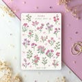 Sticker Sheet Flora Pink | planner stickers, flowers, bullet journal stickers, floral, scrapbook stickers, handmade gift product logo