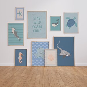 Unter dem Meer Kunstdruck, Kinderzimmer Dekor, Kinderzimmer Dekor (Digitaler Download)