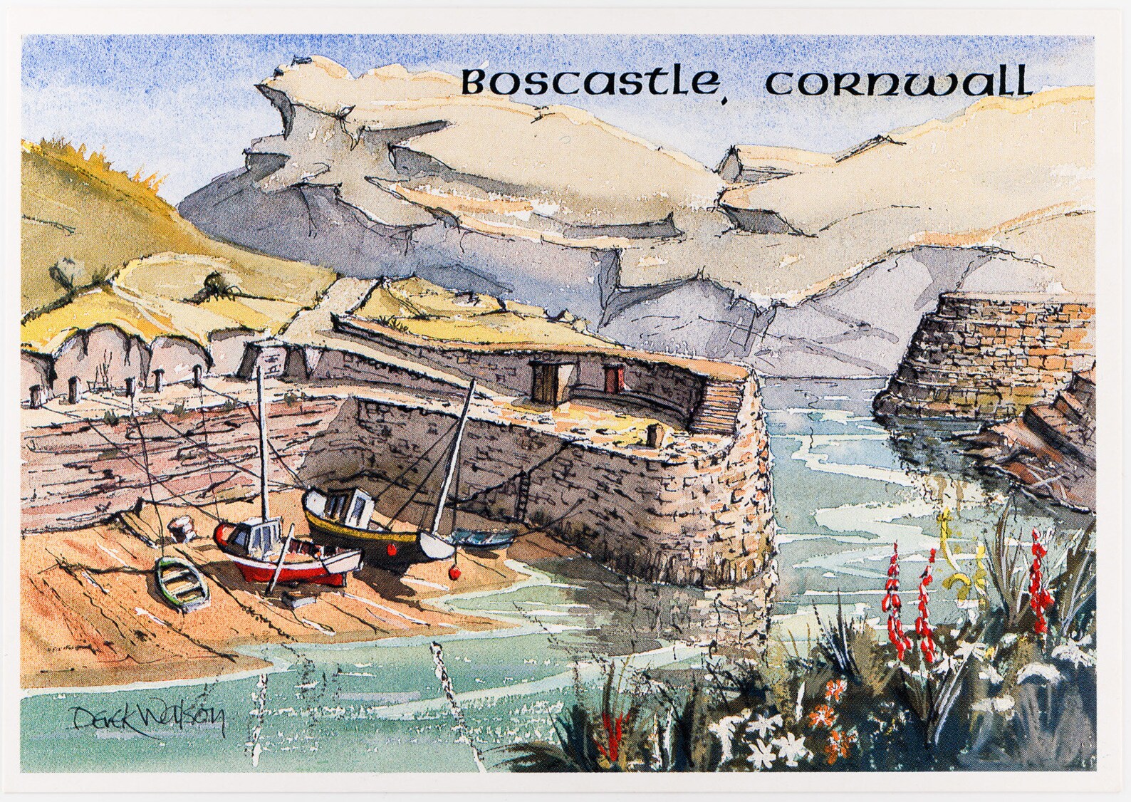 15 Cornwall Vintage Postcards Lot Nostalgic Collectible Original ...