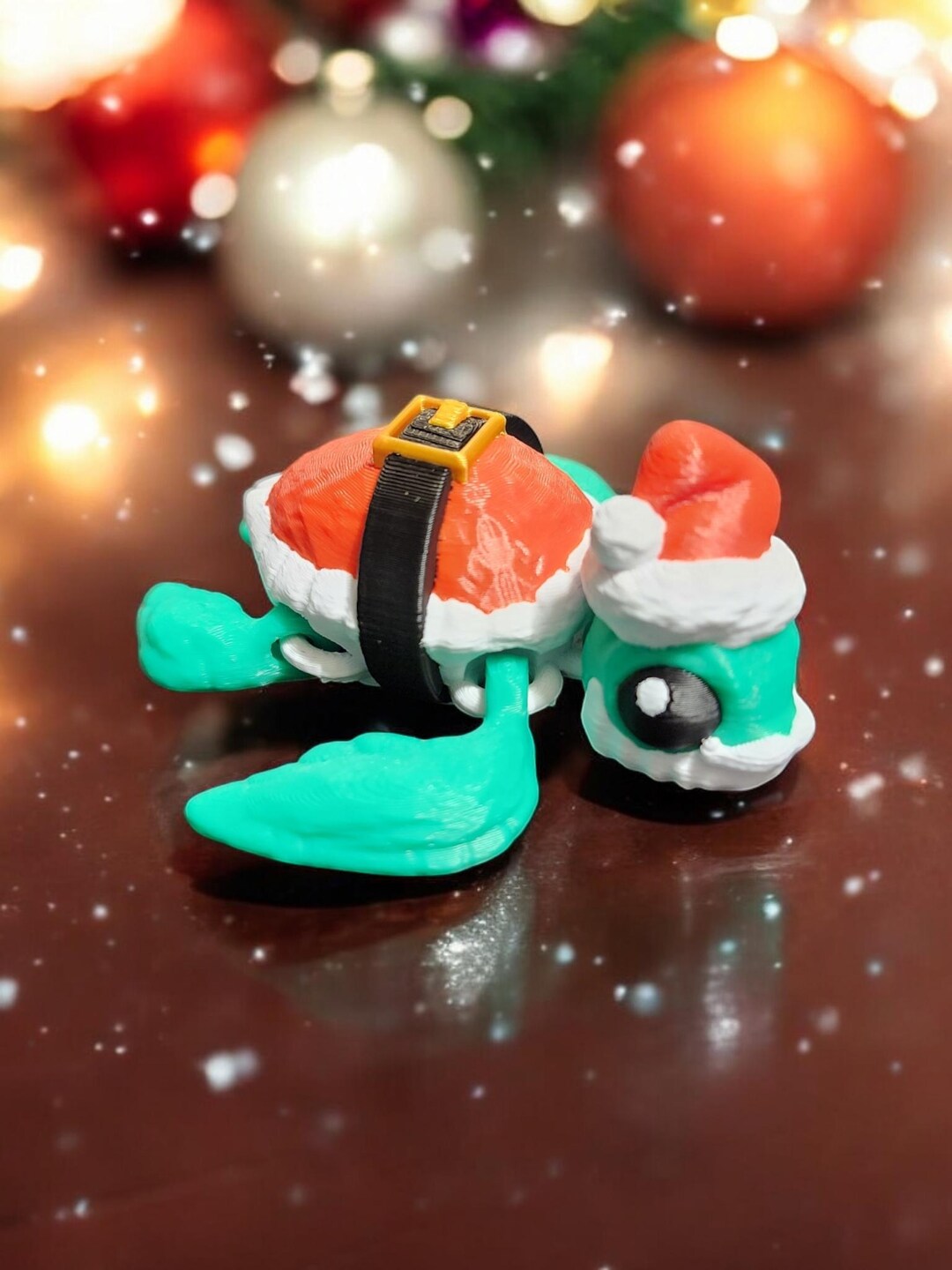 Articulated Santa Sea Turtle - Etsy