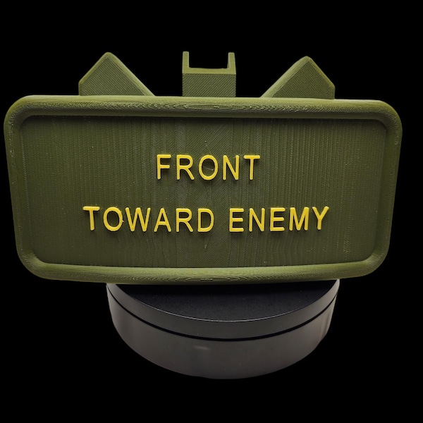 Claymore Trailer Hitch Cover (3d printed)