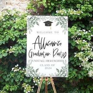 Graduation Party Sign | College Graduation Sign | Graduation Party Welcome Sign | High School Graduation Sign | Graduation party Decoration
