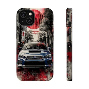 Subaru WRX STi WRB Red Moon Magsafe iPhone Case
