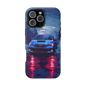 Subaru WRX STI World Rally Blue MagSafe Tough iPhone Case