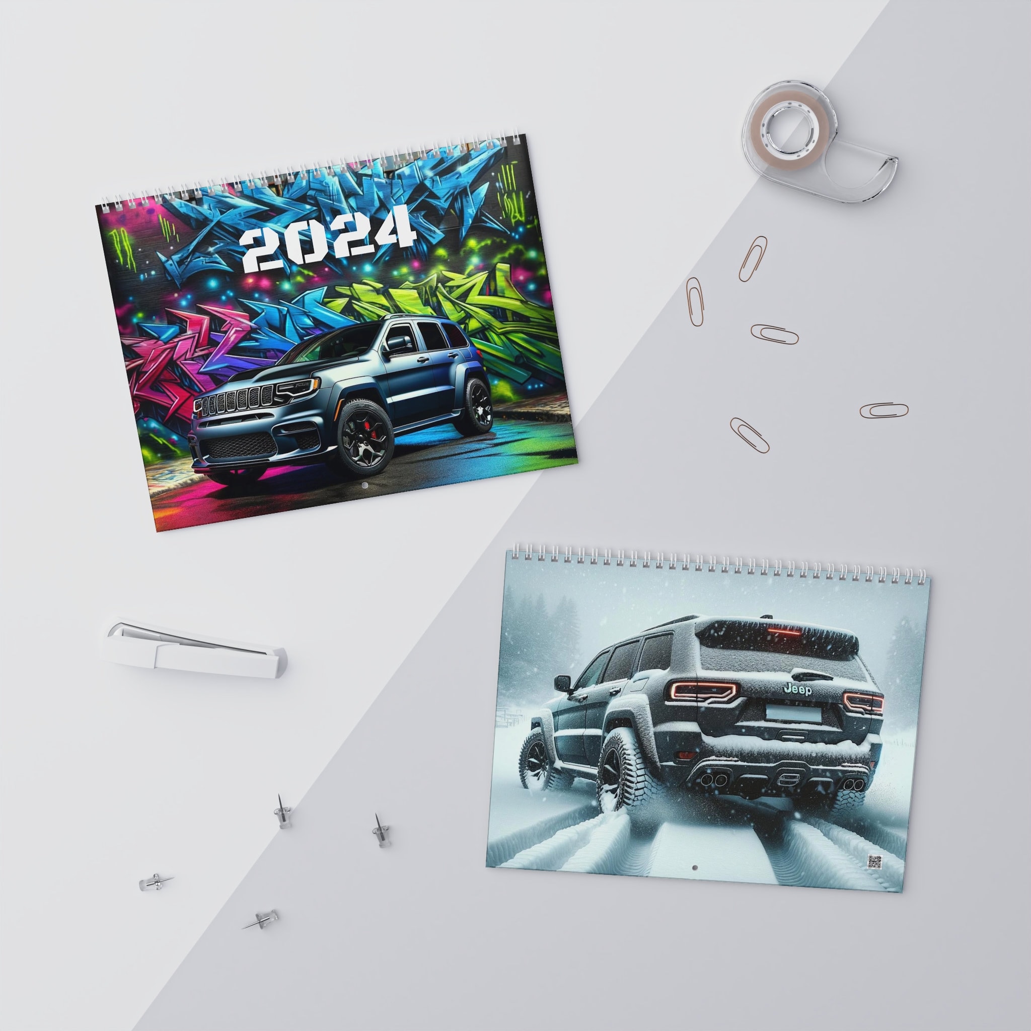 Jeep Trackhawk Wall Calendar 2024 Etsy