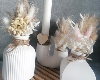 Vasen aus Raysin für Trockenblumen