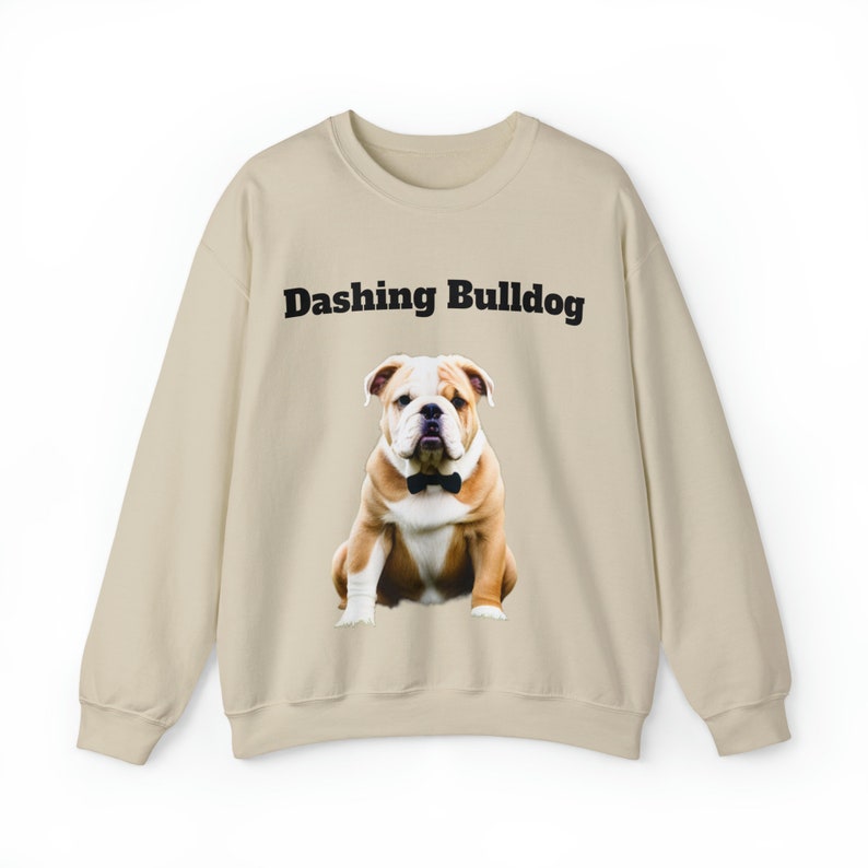 English Bulldog Sweatshirt, Dog Lover Gift, Holiday Sweaters, Bulldog