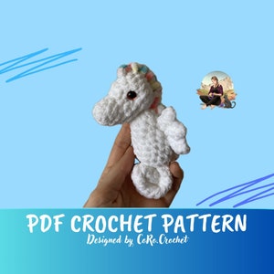 Lymara the little Seahorse - PDF Crochet Pattern - Crochet pattern - English (US terms) - French