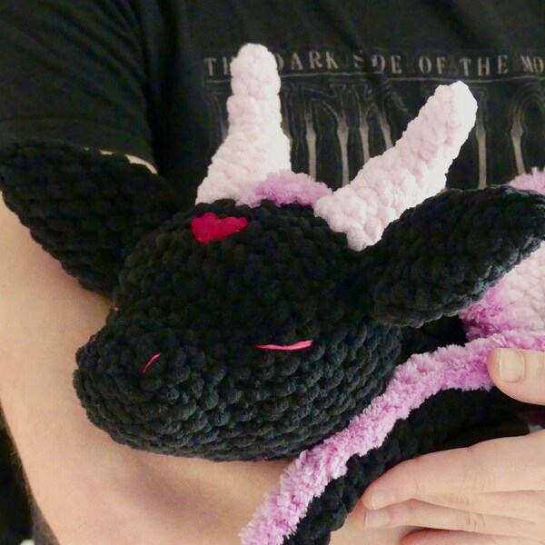 Heart le Dragon - Fait main au crochet