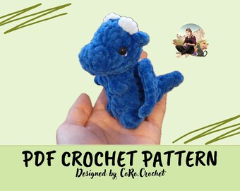 Lor the little Dragon - PDF Crochet Pattern - Crochet pattern - English (US terms) - French