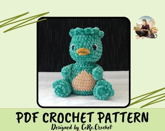 カッパのカイ |あみぐるみかぎ針編みパターン |デジタルファイル