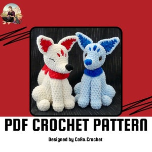Inari the Fox - PDF Crochet Pattern - Crochet pattern - English (US terms) - French