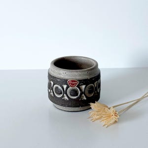 ヴィンテージ 1960 年代 ブロンマ ケラミック スウェーデン スモール ポット ニニー フォースグレン