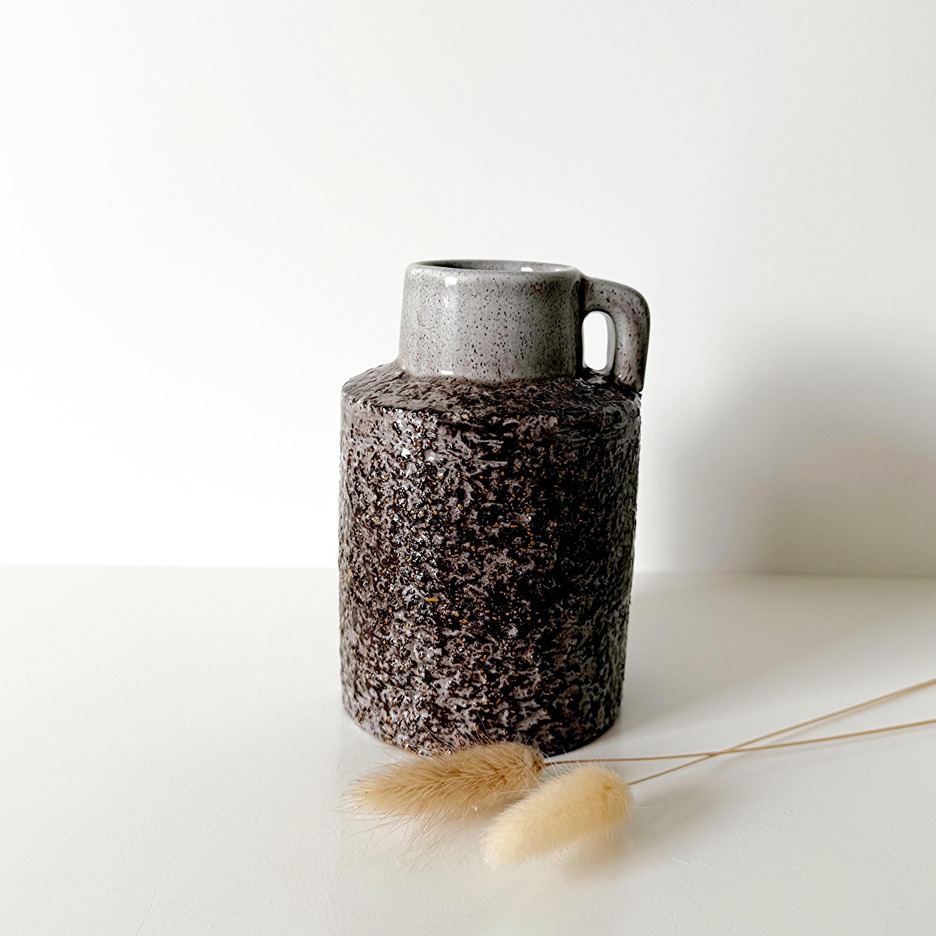 ヴィンテージ 1960 年代 Upsala Ekeby Stoneware Vase by Ingrid