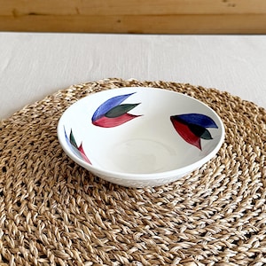 Vintage 1960s Rörstrand Sweden Apollo Bowl Scandinavian Modern Ceramic