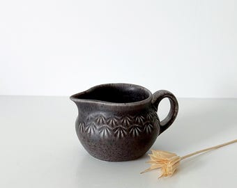 Vintage 1970s Upsala Ekeby Gefle Sweden Stoneware Creamer Milk Jug