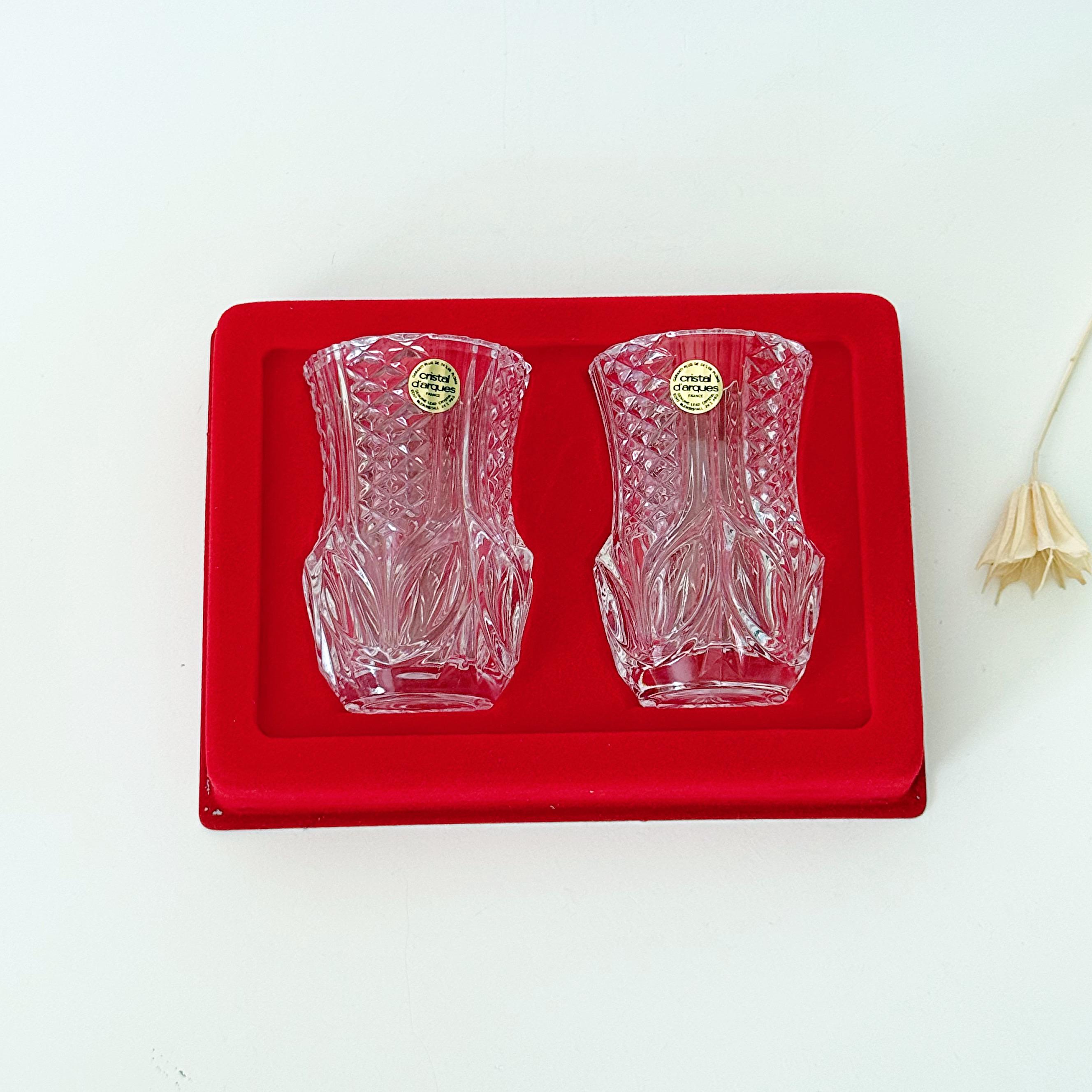 フランス製クリスタル花瓶 - Etsy 日本