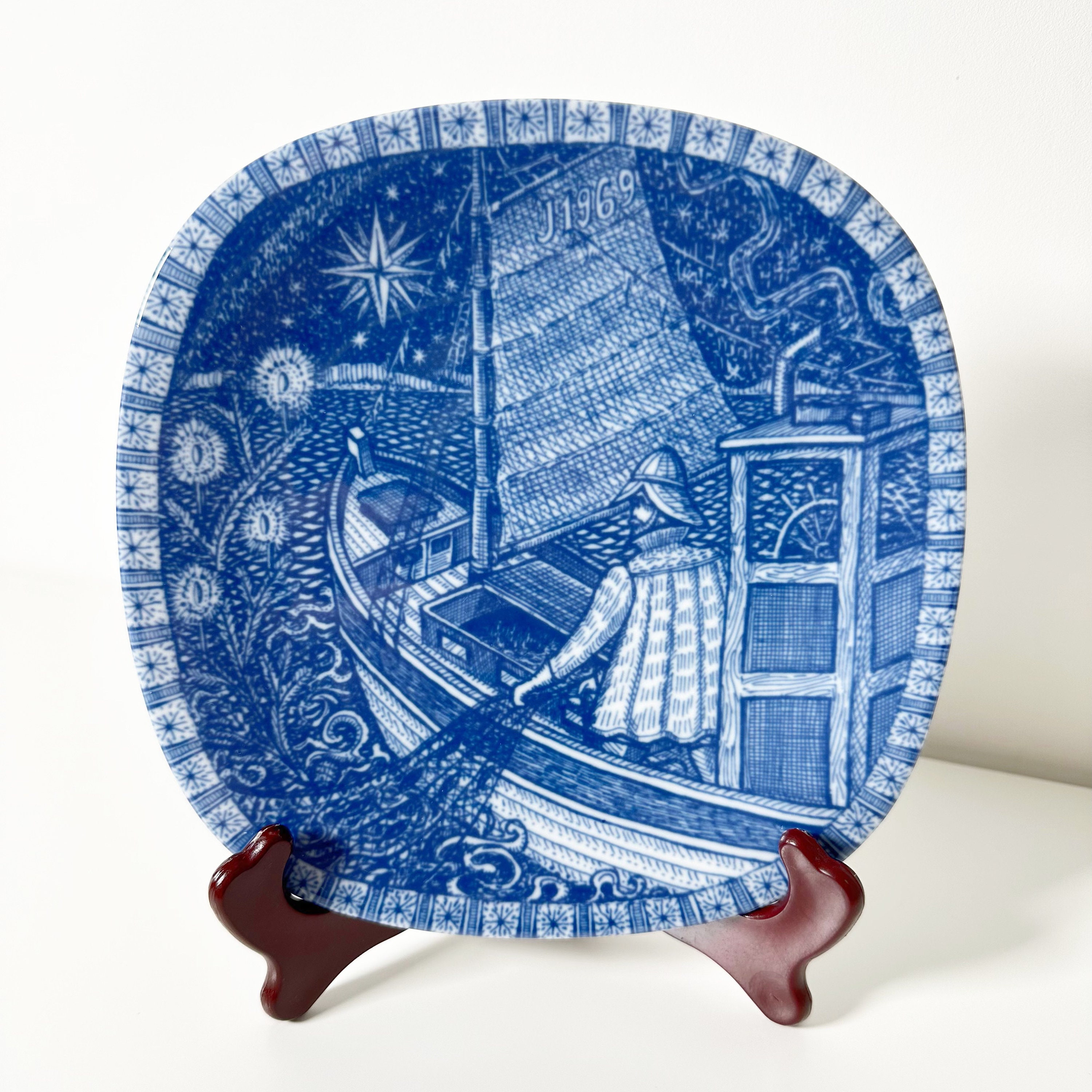 希少 黒入荷！ Limited Porcelain 1969 Vintage Edition Wall Christmas 置物