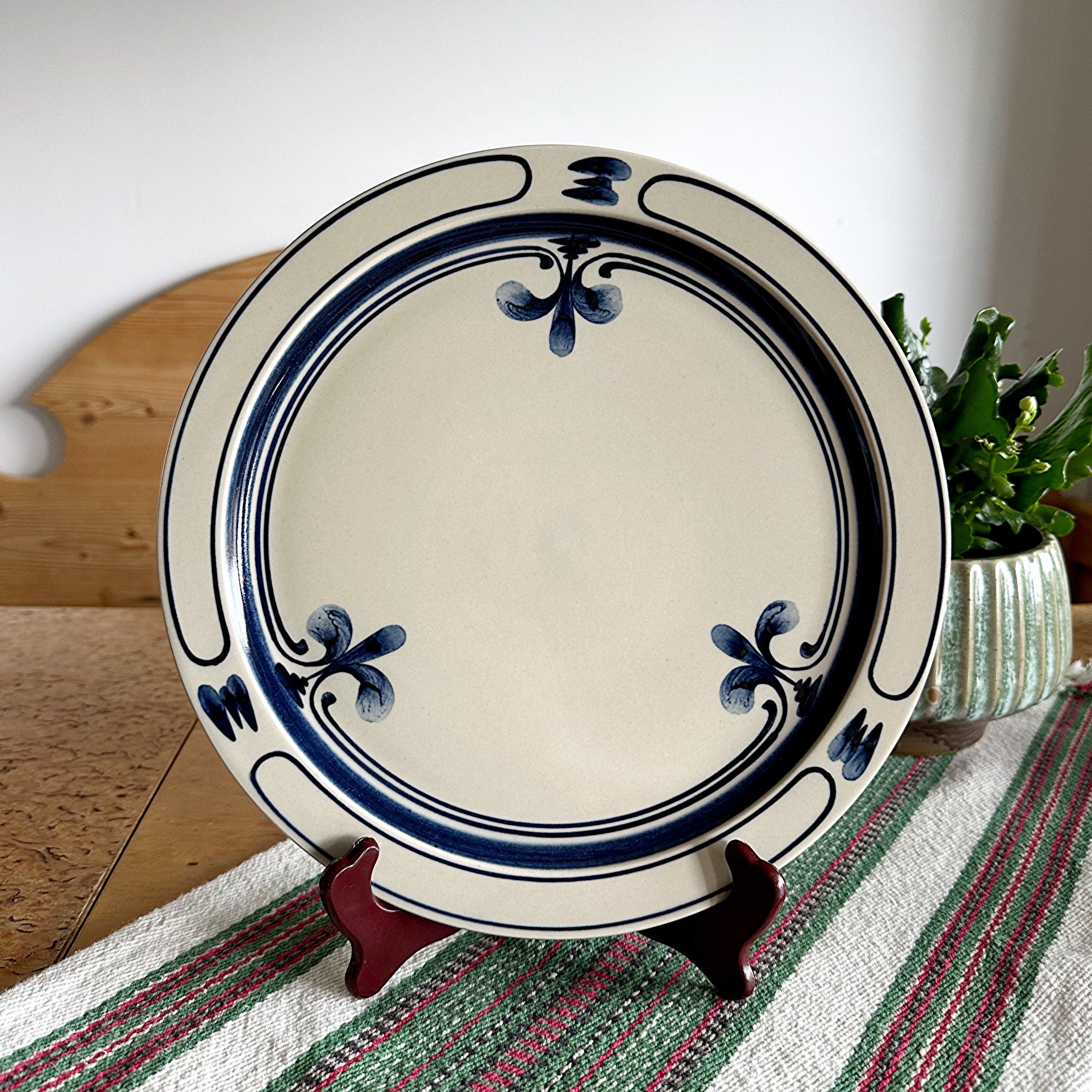 Vintage 1970s Rosenthal Studio Linie Siena Blue Plate – Björn