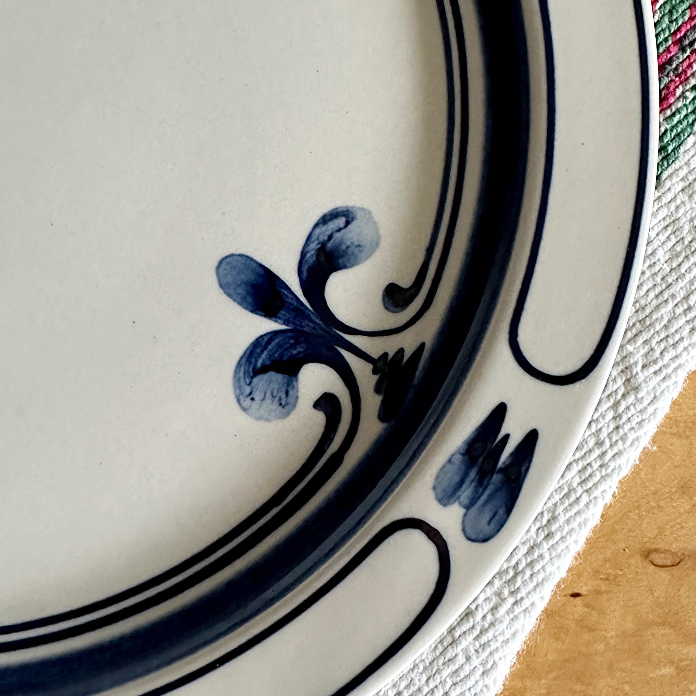 Vintage 1970s Rosenthal Studio Linie Siena Blue Plate – Björn
