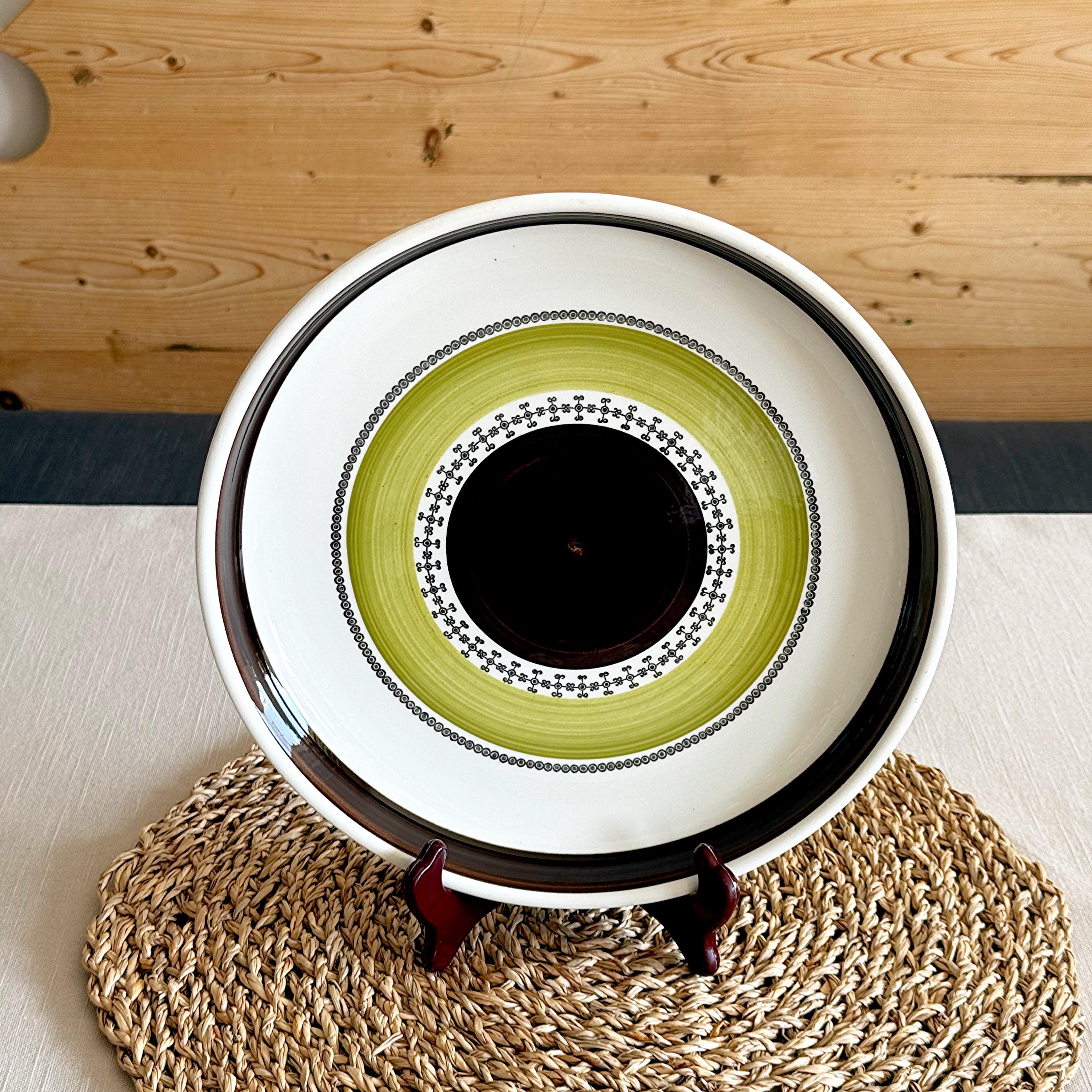Vintage 1970s Rörstrand Milano Bowl: Hertha Bengtson Swedish