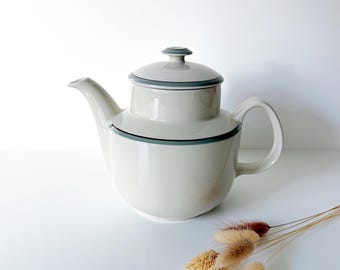 Vintage 1980s Arabia Finland Airisto Coffee Pot by Inkeri Leivo Stoneware Teapot 1.6L