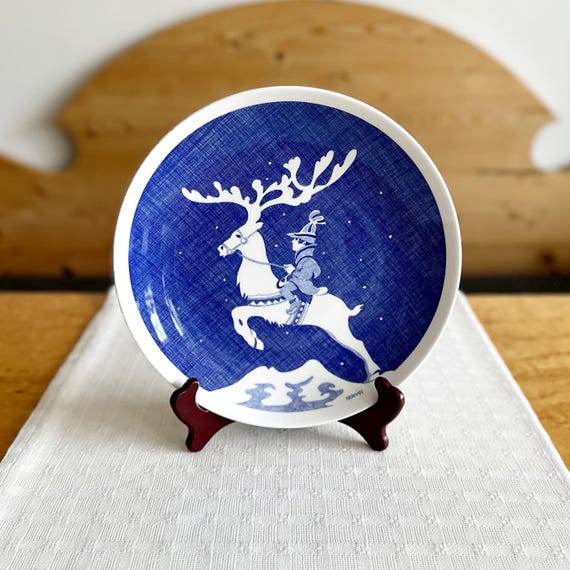 スウェーデン グスタフスベリクリスマスプレート 1990年1枚