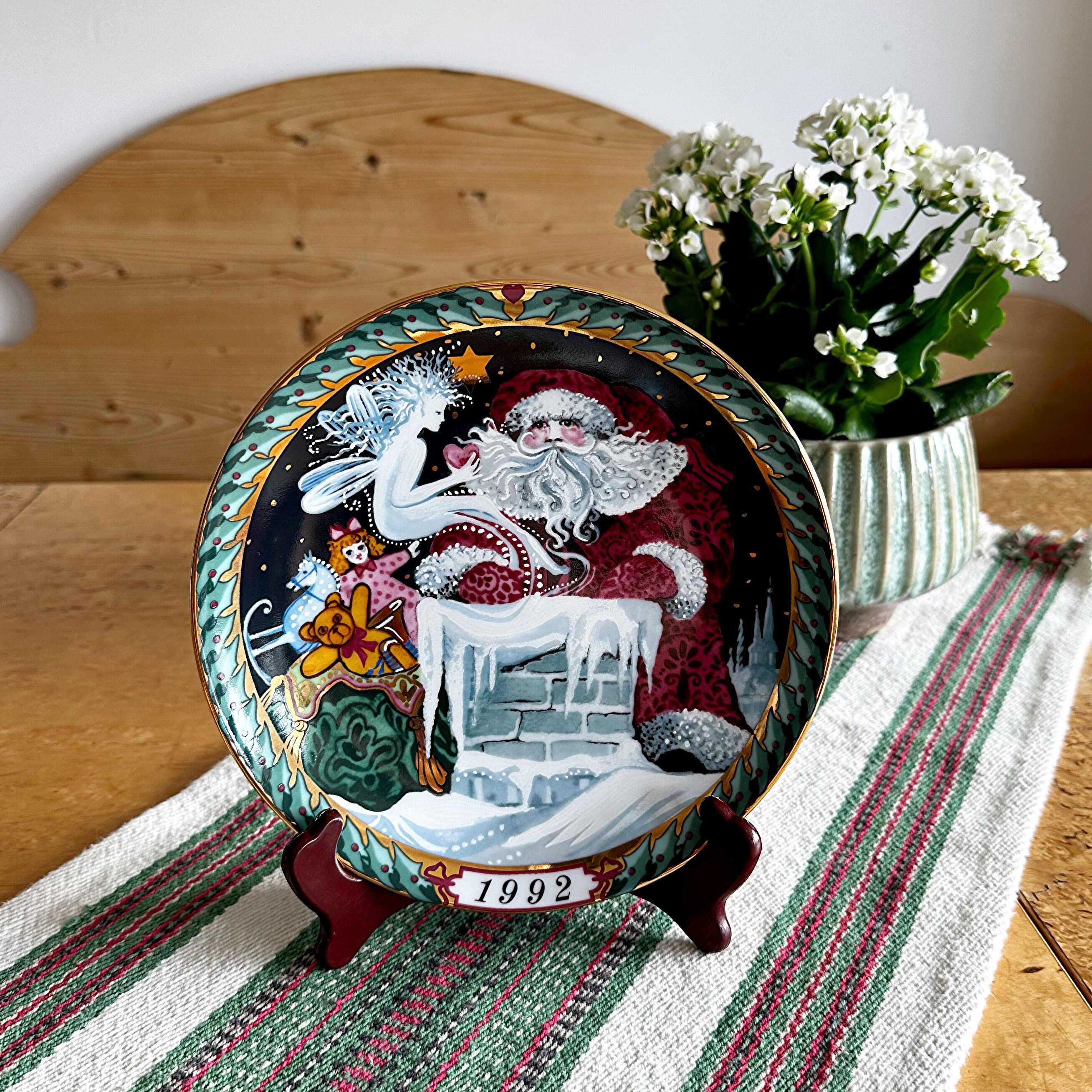 Bing & Grondahl Piatto Festa Della Mamma 1994 “Gatta Con Micini” – Porcellana Prima Scelta, Originale, Come Nuovo