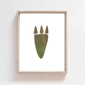 Dinosaur Footprints, Dinosaur Poster, Nursery Wall Art, Dinosaur Decor, Neutral Decor, Kids Decor, Dinosaur Art, Dinosaur Nursery, Baby Dino
