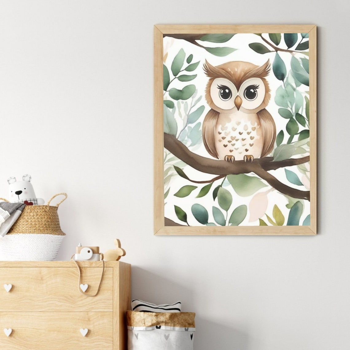 Baby Owl Wall Decor Free Printable