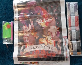 UK Harry Potter Hogwarts Full Drill 5D Diamond Painting Embroidery Cross  Stitch