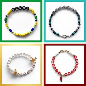 Custom simple F1 bracelet