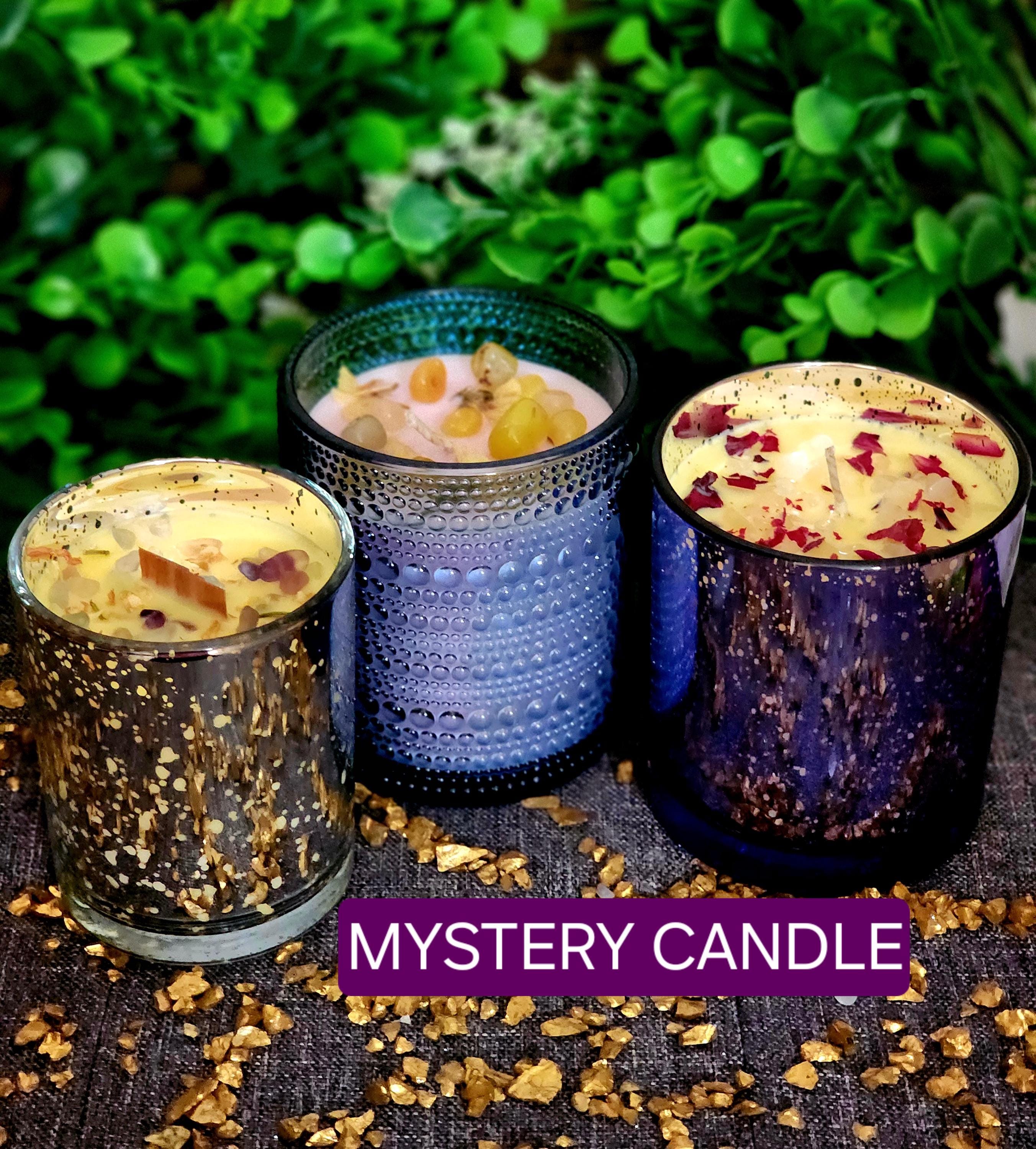 Surprise Crystal Candle: Essential Oils, Handmade Mystery Candle
