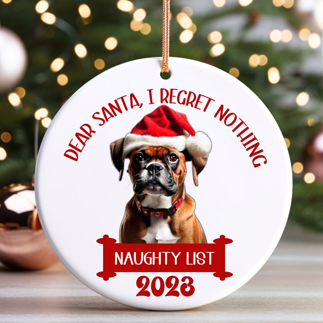 Boxer Ornament, Boxer Christmas Ornament, Boxer Ornaments, Boxer Mama