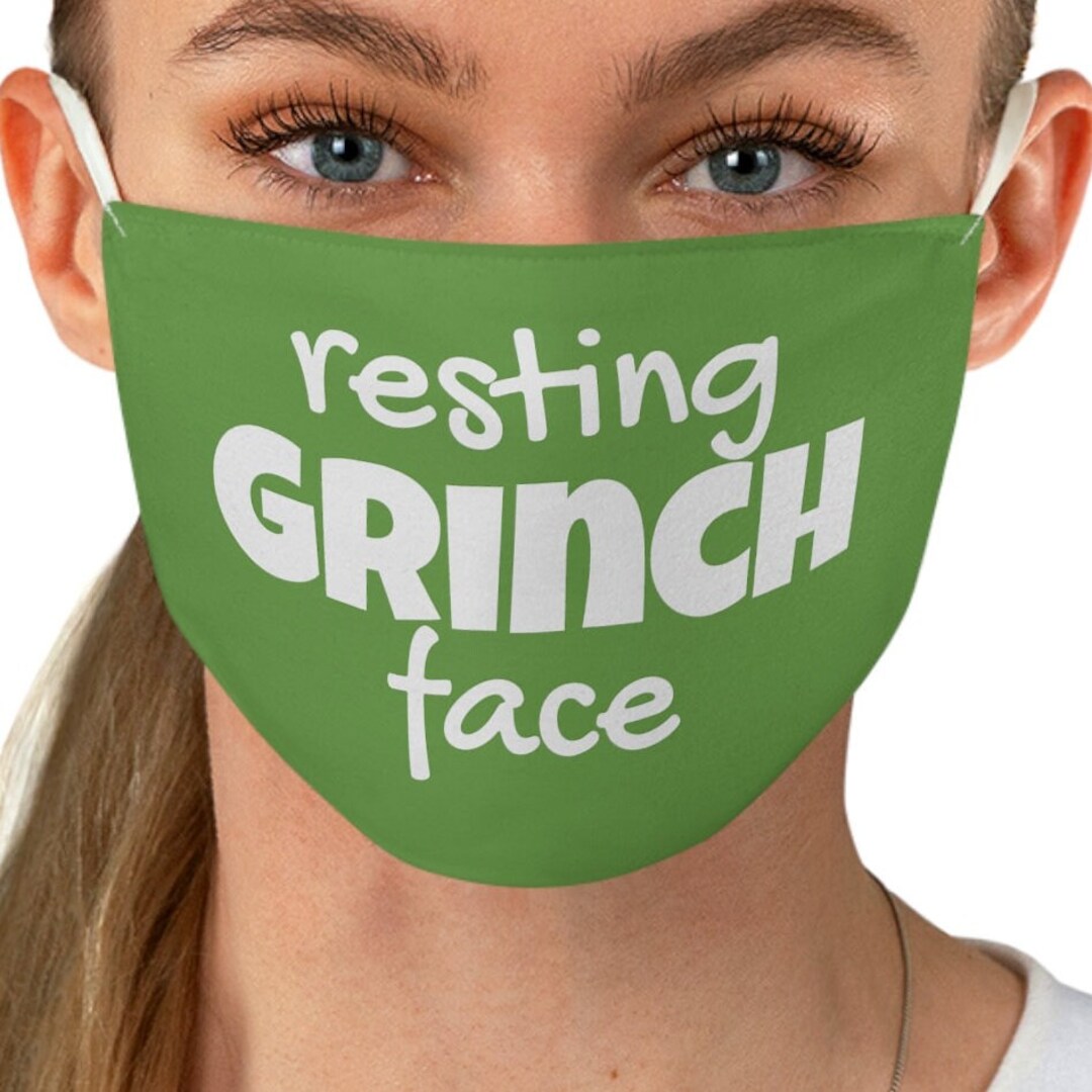 Holiday Face Mask Christmas Face Mask Fabric Face Mask Etsy