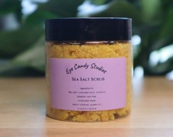 Exfoliante corporal con sal marina