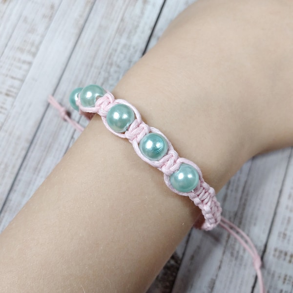 Shamballa Armband mit viel Liebe handgemacht