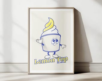 Impresión de helado Lemon Top Redcar