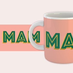 Mam Mother's Day Mug Gift North East Dialect Slang Funny Card