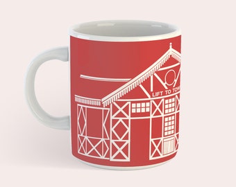 Saltburn Pier Teesside Illustration Mug
