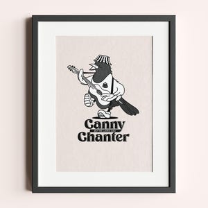 Sam Fender Canny Chanter Digital Illustraiton Print