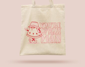 You're Twistin' My Melon Man Manchester Tote Bag