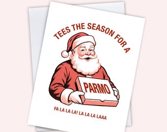 Teesside Parmo Christmas Card | “Tees the Season for a… Parmo”
