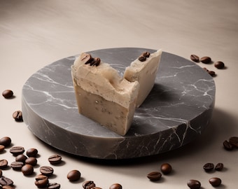 Coffee Soap | Coffee Soap Bar | Ground Coffee Soap | Coffee Scented Soap | Coffee Lover Soap | Handmade Vegan Soap | Latte Soap