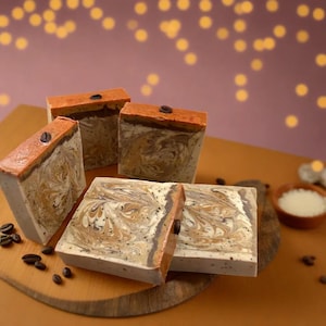 Coffee Espresso Soap | Espresso Soap Bar | Ground Coffee Soap | Coffee Exfoliating Soap | Coffee Scented Vegan Soap