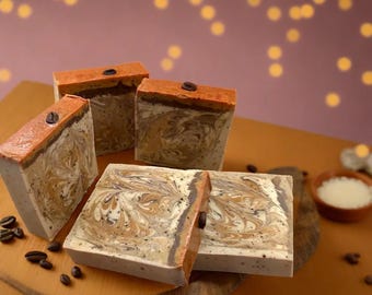 Coffee Espresso Soap Bar: Vegan Exfoliating Soap