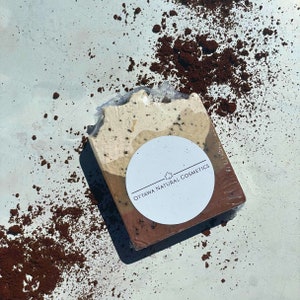 Coffee Soap | Coffee Soap Bar | Ground Coffee Soap | Coffee Scented Soap | Coffee Lover Soap | Handmade Vegan Soap | Latte Soap