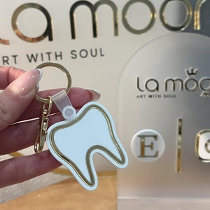 Porte-clés NFC SVG nfc Smart Porte-clés nfc Tooth schlüsselanhänger tag nfc Fichier laser llaveros inteligentes Testé au laser